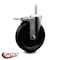 Service Caster 6 Inch Phenolic Wheel Swivel 58 Inch Threaded Stem Caster Total Lock Brake SCC SCC-TSTTL20S615-PHS-58212 - alternate 4